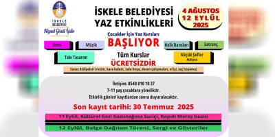İskele Belediyesi çocuklara yönelik yaz etkinlikleri düzenleyecek