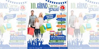 10. Girne Çarşı Şenliği bugün başlıyor