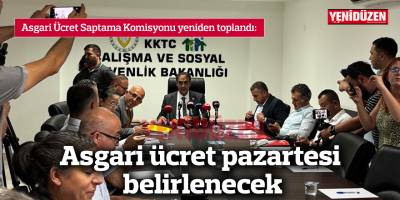 Asgari ücret pazartesi belirlenecek