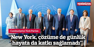 “New York, çözüme de günlük hayata da katkı sağlamadı”