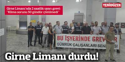 Girne Limanı durdu!