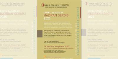 "YDÜ Güzel Sanatlar Haziran Sergisi” perşembe günü açılacak