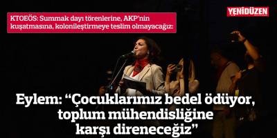 Eylem: “Çocuklarımız bedel ödüyor,  toplum mühendisliğine karşı direneceğiz”