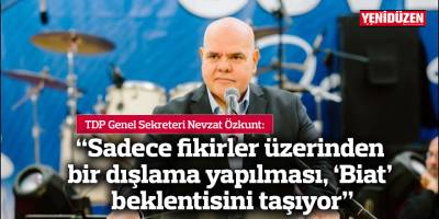 “Sadece fikirler üzerinden  bir dışlama yapılması, ‘Biat’  beklentisini taşıyor”