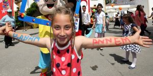 Özel çocuklara Sarayda özel eğlence