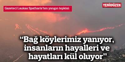 “Bağ köylerimiz yanıyor, insanların hayalleri ve hayatları kül oluyor”