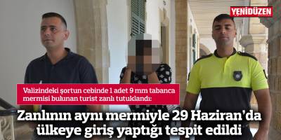 Zanlının aynı mermiyle 29 Haziran’da ülkeye giriş yaptığı tespit edildi