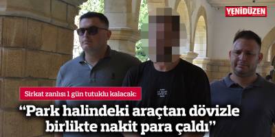 “Park halindeki araçtan dövizle birlikte nakit para çaldı”