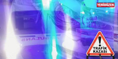 Lefkoşa'da trafik kazası: Araç takla attı, 1 kişi yaralandı