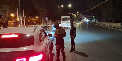 122 araç trafikten men edildi