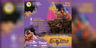 63. Mehmetçik Üzüm Festivali yarın başlıyor