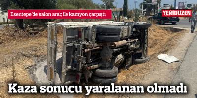 Kaza sonucu yaralanan olmadı