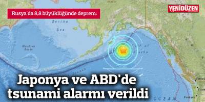 Rusya'da 8,8 büyüklüğünde deprem