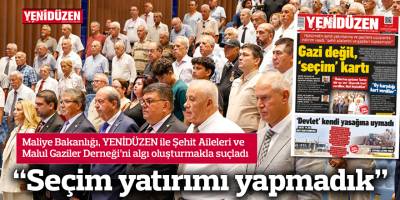 “Seçim yatırımı yapmadık”