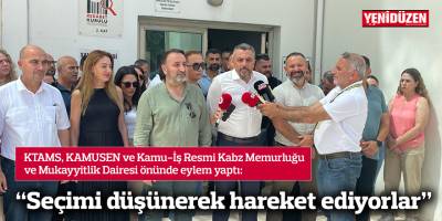 “Seçimi düşünerek hareket ediyorlar”