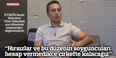 “Hırsızlar ve bu düzenin soyguncuları hesap vermedikçe çirkefte kalacağız”