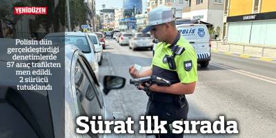 Sürat ilk sırada