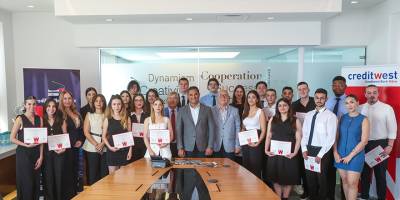Creditwest Bank'ın gençlere yönelik staj programları başarıyla tamamlandı