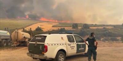 İspanya'nın kuzeyi yılın en kötü orman yangınlarıyla mücadele ediyor