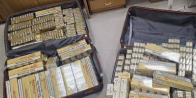 Tasarruflarında 75 karton sigara tespit edilen iki Kıbrıslı Türk tutuklandı