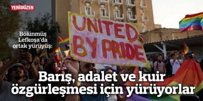 Bölünmüş Lefkoşa’da ortak yürüyüş