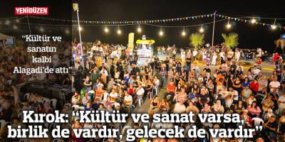 Kırok: “Kültür ve sanat varsa, birlik de vardır, gelecek de vardır”