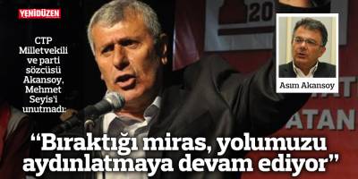 “Bıraktığı miras, yolumuzu aydınlatmaya devam ediyor”