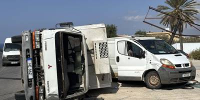 Yenierenköy-Dipkarpaz anayolunda trafik kazası… 1 kişi yaralandı