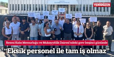 “Eksik personel ile tam iş olmaz”