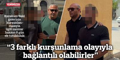 “3 farklı kurşunlama olayıyla bağlantılı olabilirler”