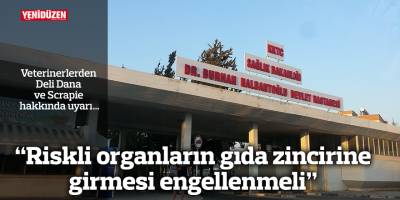 “Riskli organların gıda zincirine girmesi engellenmeli”