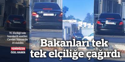 TC Elçiliği'nde hareketli saatler: Cevdet Yılmaz ile 15 dakika