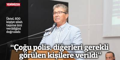 "Çoğu polis, diğerleri gerekli görülen kişilere verildi"