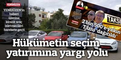 Hükümetin seçim yatırımına yargı yolu