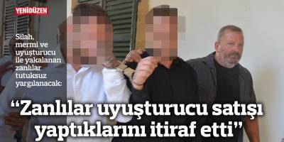 Polis: “Zanlılar uyuşturucu satışı yaptıklarını itiraf etti”