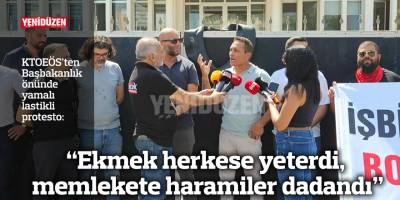 "Ekmek herkese yeterdi, memlekete haramiler dadandı"