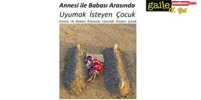 Annesi ile Babası Arasında Uyumak İsteyen Çocuk