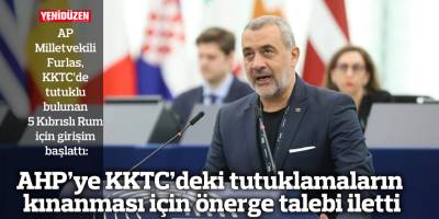 AHP’ye KKTC’deki tutuklamaların kınanması için önerge talebi iletti