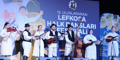 15. Uluslararası Lefkoşa Halk Dansları Festivali başladı