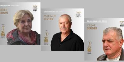 Altın Koza’da Orhan Kemal Emek Ödülleri, Biket İlhan, Mahmut Cevher ve Yaşar Seriner’e verilecek