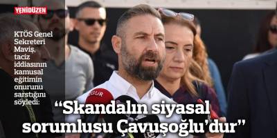 “Skandalın siyasal sorumlusu Çavuşoğlu’dur”