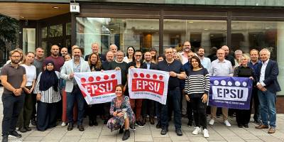 KTAMS, Avrupa Kamu Hizmetleri Sendikaları Federasyonu’nun toplantısına katıldı