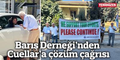 Barış Derneği’nden Cuellar’a çözüm çağrısı