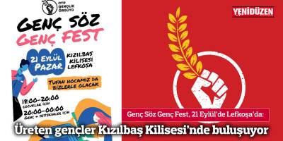 Üreten gençler Kızılbaş Kilisesi’nde buluşuyor