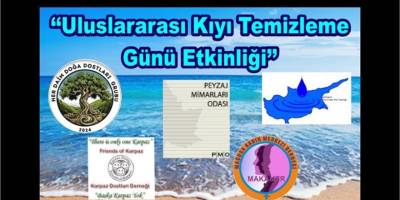 Mağusa’da, Uluslararası Kıyı Temizleme Günü etkinliği yapılıyor