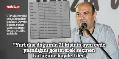 “Yurt dışı doğumlu 21 kişinin aynı evde yaşadığını göstererek seçmen kütüğüne kaydettiler”