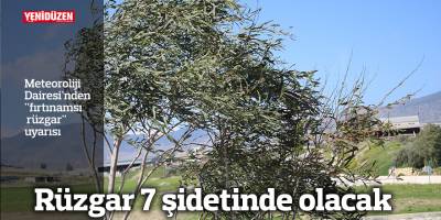 Meteoroliji Dairesi'nden "fırtınamsı rüzgar" uyarısı