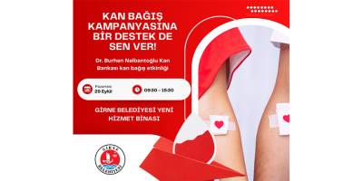 Girne Belediyesi’nden Kan Bağışı Kampanyası