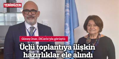 Güneş Onar, DiCarlo’yla görüştü