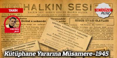 Kütüphane Yararına Müsamere-1945